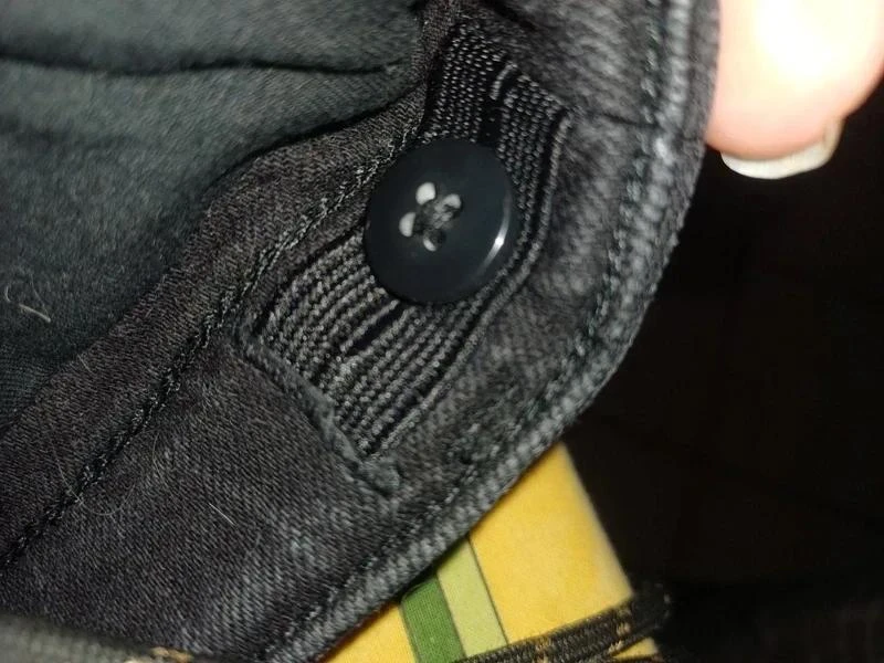Short jeans preto tamanho 38 para mulher grávida em algodão e elastano novo – photo 7